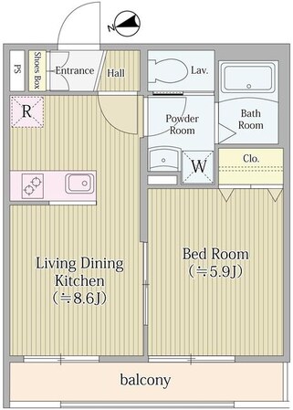 AIFLAT MEJIROの物件間取画像
